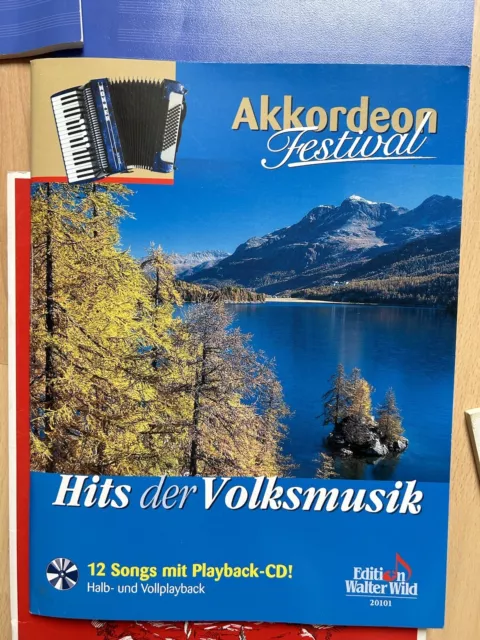 Akkordeon Bücher Lieder Songtexte Noten Volkslieder Musik 2