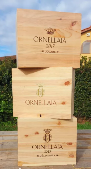 Ornellaia Casse Vuote Da 6 Anni 2011 2013 2017