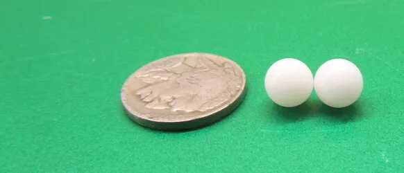 Delrin Acetal Balls POM White, (5/16") .312" Diameter 100 Balls Per Pkg