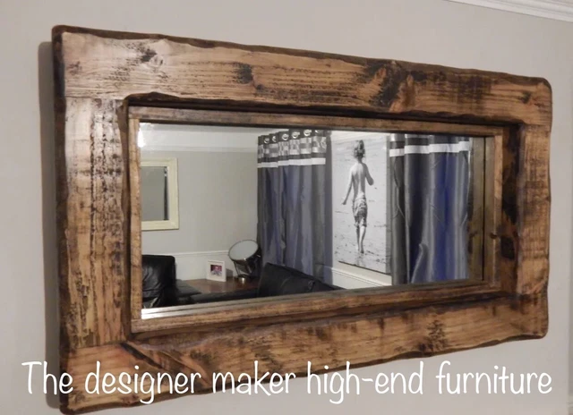 Large on sale rustic mirrors