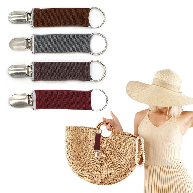 (2)Portable Travel Hat Clips Multifunctional Duck Clips For Hats