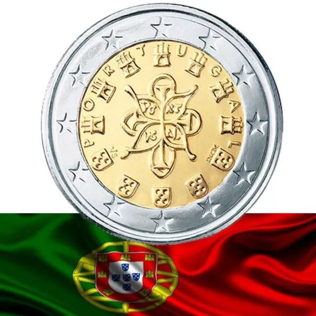 2 Euro Portogallo 2003 2004 2005 2006 2012 2020 2021 2022 2023 2024 Portugal