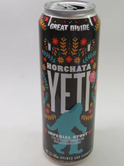 Bier Untersetzer ~ Groß Geteilt Gär Co Horchata Yeti Stout ~ Denver, Colorado