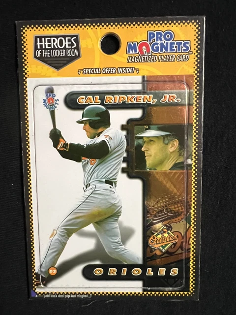 1998 PRO MAGNETS Heroes of Locker Room Cal Ripkin Jr. Orioles de ...