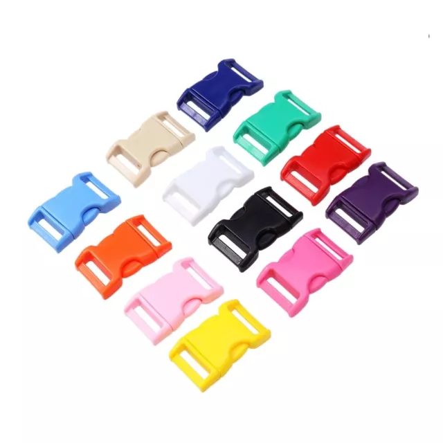 80 Pcs Strap Buckle Heavy Duty Side Release Buckles Clips Bags Plastic Sewing 2