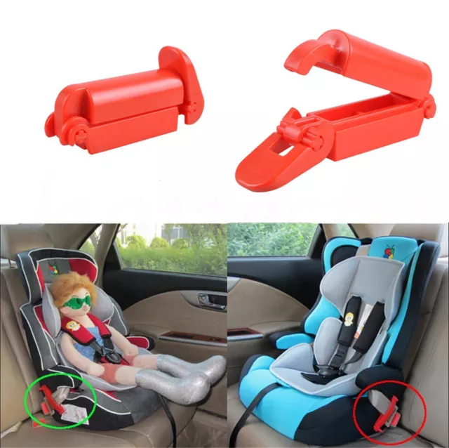 1/2X Safe Baby Car Child Toddler Seat Safety Belt Clip Strap Fixed Lock Buckle