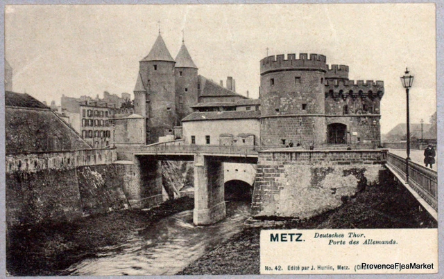 Lae134 CPA Postcard 57 Metz Holder Of Germans 1900