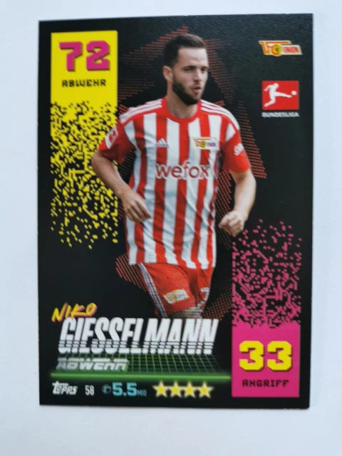 TOPPS MATCH ATTAX &laquo; BUNDESLIGA 2022|2023 &raquo; : Fiche Signal&eacute;tique Avec
