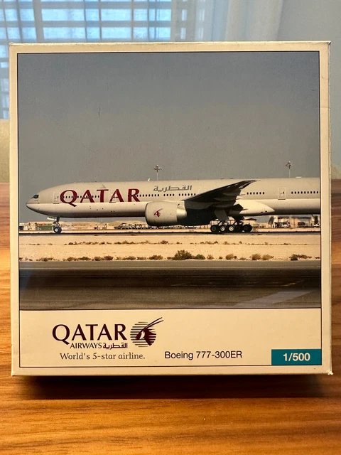 JC WINGS BOEING 777-300ER Qatar Retro A7-BAC 1:400 avion miniature