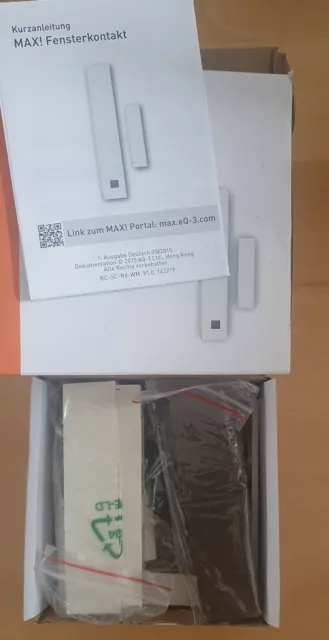 NEU eQ-3 MAX! Fensterkontakt in OVP , eQ-3 MAX! Window Sensor