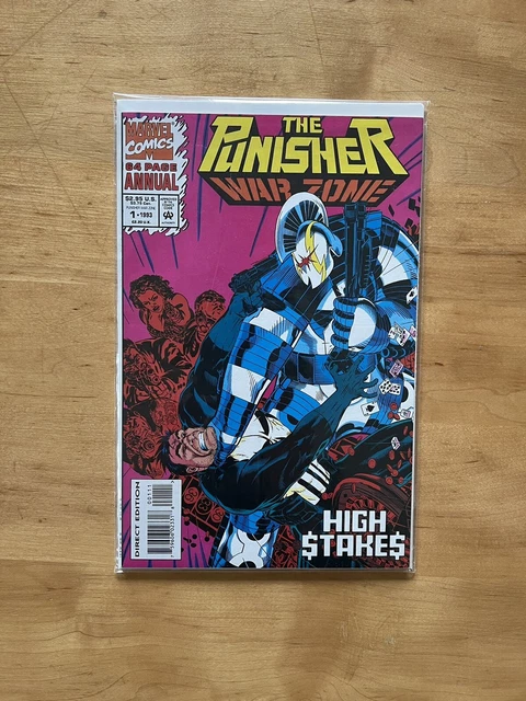 The Punisher War Zone # 1 High Stakes 1993 Marvel