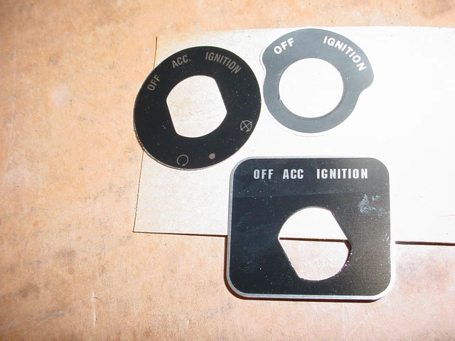 Harley Davidson Ignition Switch Decal 71550-94 