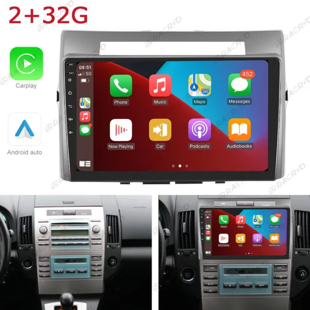 Für Toyota Corolla Verso 2003-2009 Autoradio Carplay Android 13 GPS NAVI WIFI BT