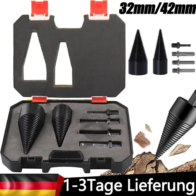 Forhandy Holzspalter Schraube Kegel Set 42mm + 32mm Produktbild-Vorschau 4