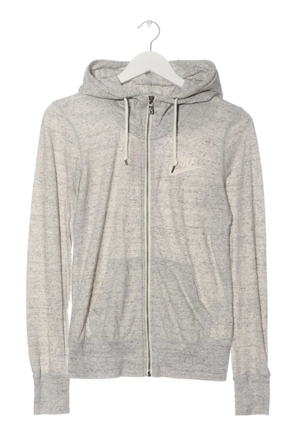 Felpa Nike donna taglia DE 36 grigio chiaro look casual