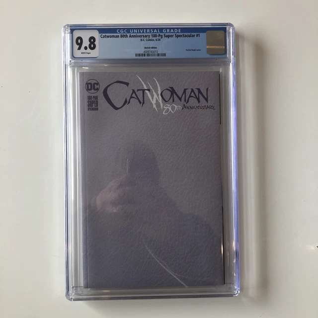 Catwoman 80th Anniversary 100-Pg Super Spectacular #1 CGC 9.8 blank SKETCH