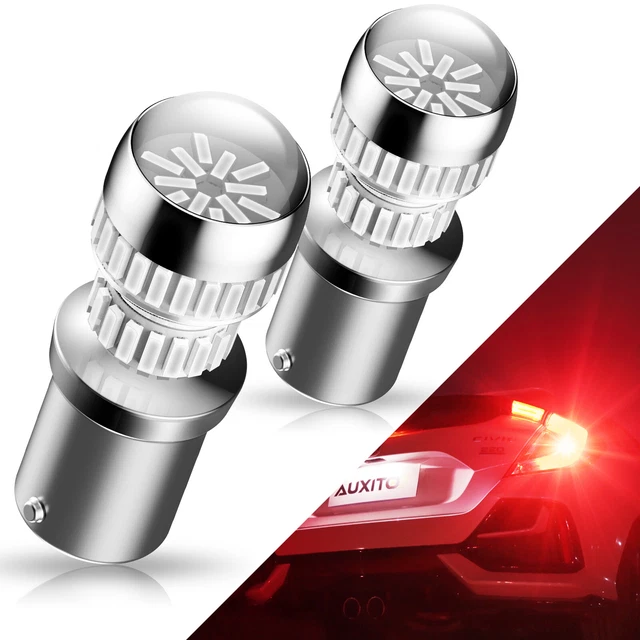 2 Pack 1157 2057 bay15d Red Tail Turn Signal Brake Light Bulbs FAST USA Shipping