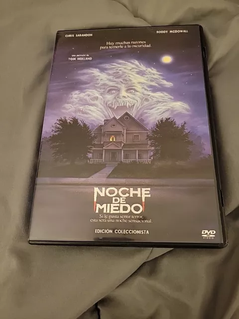 Noche de Miedo DVD 1985 Fright Night IMPORT Has English Audio Disc Is Mint