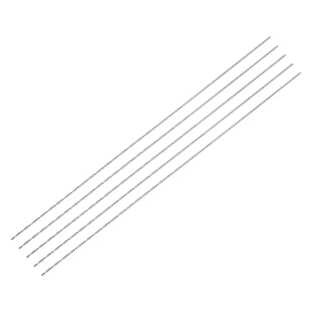 5uds 0.6mm Helicoidales Brocas, Recto Vástago Extra Largo Taladro Brocas 100mm