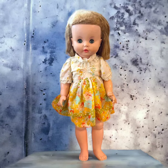 Vintage Horsman Walker doll T27 Ruthie? 27" Patti Playpal Type 1960s-70s