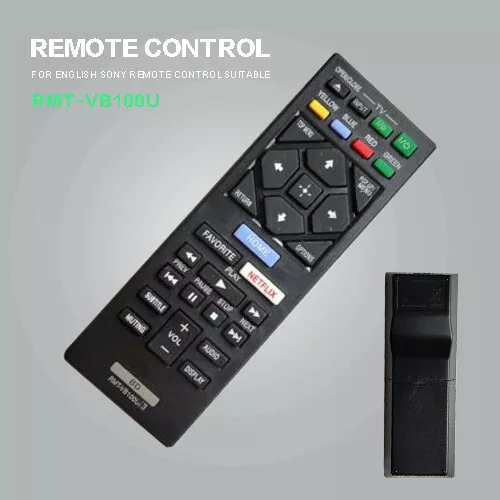 TV Replacement Blu-ray Remote Control for SONY RMT-VB100U BDP-S1500 S3500 S5500