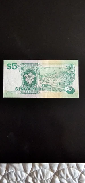 1989 Singapore 5 Dollars