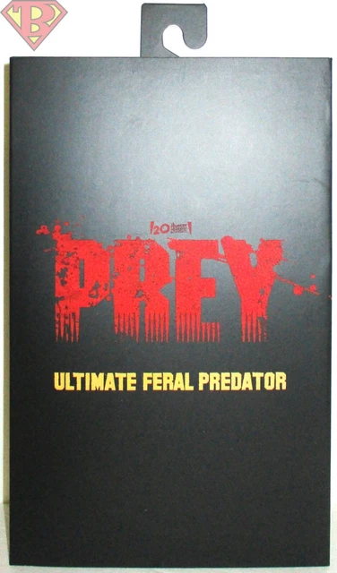 ULTIMATE FERAL PREDATOR Prey Movie 7" 1:12 Scale Action Figure Neca MINT 2023