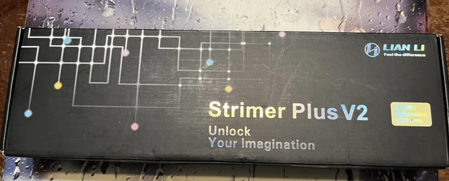 LIAN LI STRIMER Plus Dual 24-Pin Motherboard Extension RGB 220mm Cable ...