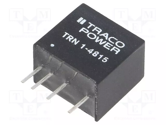 1 pcs x TRACO POWER - TRN 1-4815 - Converter: DC/DC, 1W, Uin: 36÷75V, Uout: 24VD