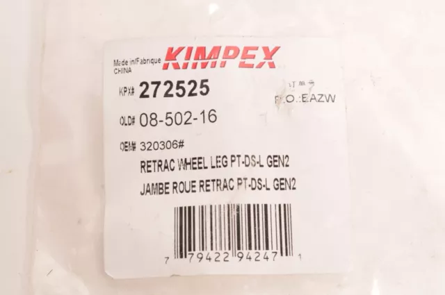 Kimpex Rouski Part - Retractable Wheel LEG PT-DS-L Gen2 w/hardware 3