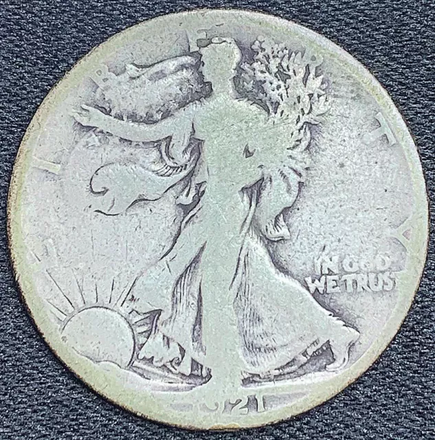 1921-S Liberty Walking Half Dollar - “Good” coin at a great price!