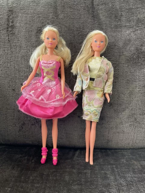 2 Simba Toys Steffi Love Blonde Dolls