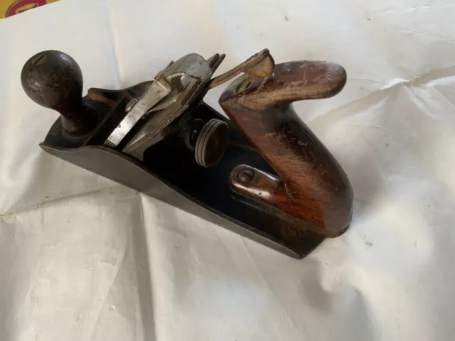 Vintage Record No. 04 1/2 Wide Smoothing Plane Carpentry Tool Made in England 2