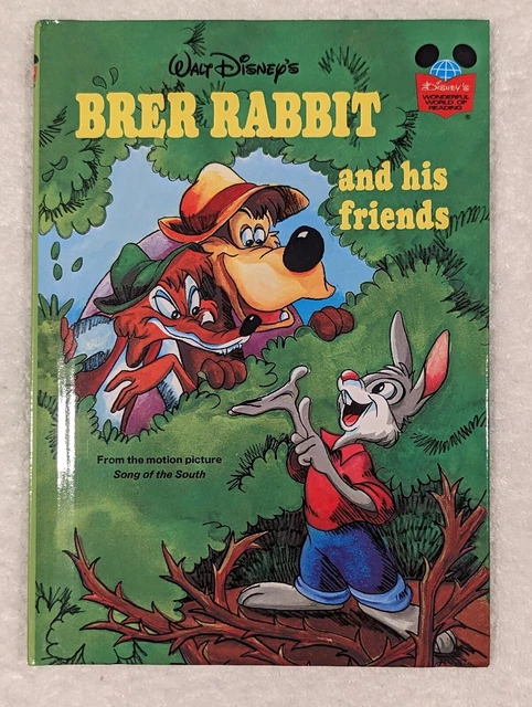 RARE NEW WALT Disney Book Brer Rabbit and His Friends Vintage 1973 EUR ...