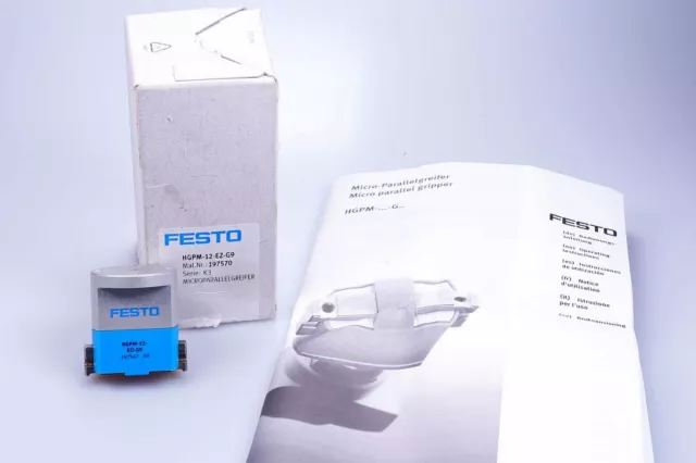 FESTO Hgpm-12-ez-g9 197570 Parallelgreifer 2 Doigt Benne Microparallelgreifer