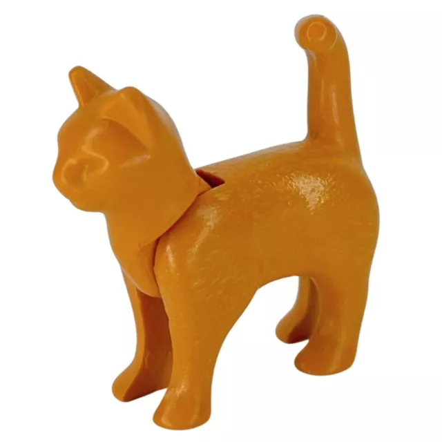 Playmobil chat jaune animal de compagnie pour ferme