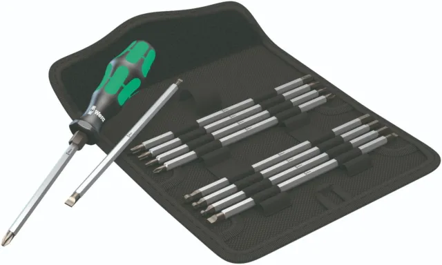 Wera 88/1 Vario Kraftform Kompakt Screwdriver Set 11 Pieces 05002990001