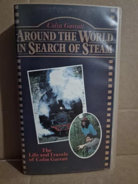 Around The World In Search of Steam - VHS / Video Tape - Trains Colin Garratt