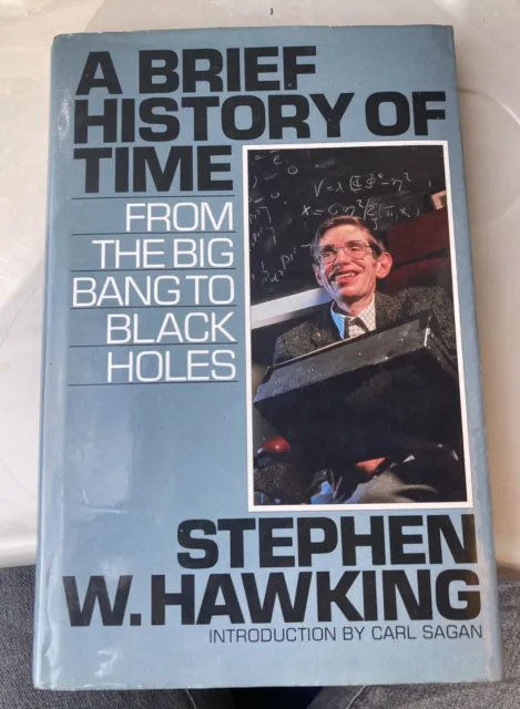 STEPHEN HAWKING A Brief History Of Time 1988 UK FIRST EDITION THIRD IMPRESSION