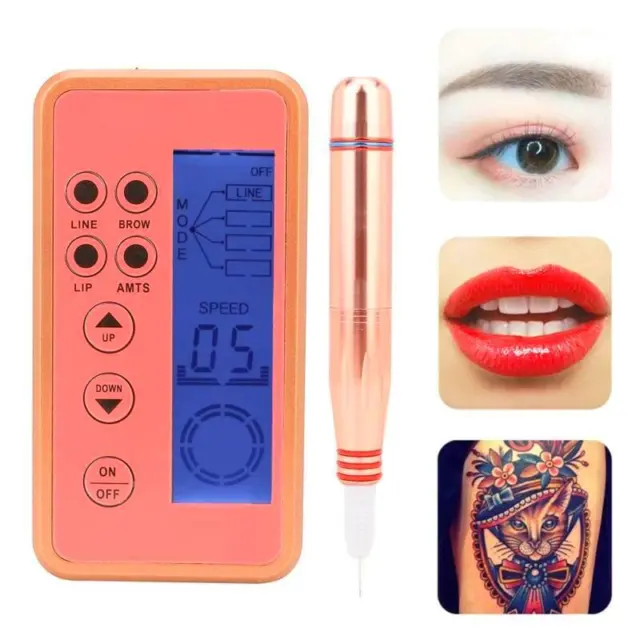 lot Electric Tattoo Pen for Microblading Eyebrow  Lip Makeup - Semi-Permanent