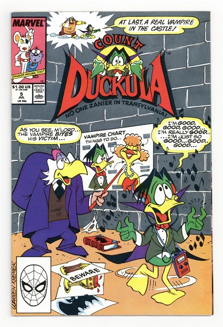 Count Duckula #5 VF/NM 9.0 1989