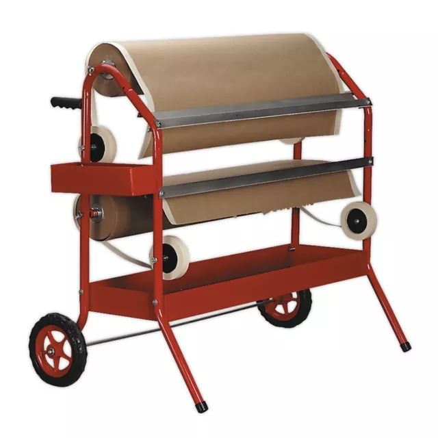 Sealey Masking Paper Dispenser 2 x 900mm Trolley MK67