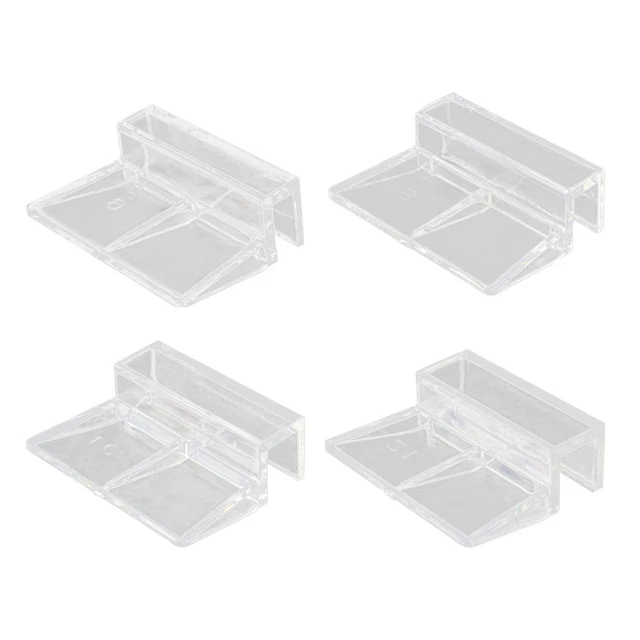 10 Pieces Aquarium Screen Net Fixed Clip Acrylic Aquarium Mesh Clamp, DIY