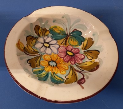 Antico Piatto WEDGWOOD Ferrara Collandine Disegno Barche Castelli cm 22 D 