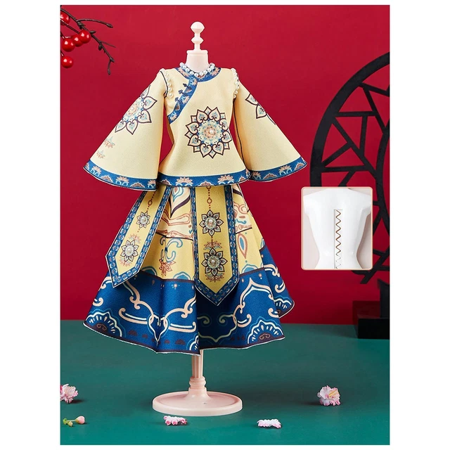 Juegos de Diseñador de Moda Para Niños, Ropa Hanfu 5 Piezas,