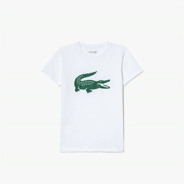 Lacoste Kids Logo T-Shirt Junior Regular Fit Crew Neck Lightweight