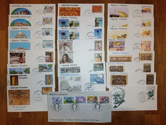 Lettres & Documents - Enveloppe 1er jour POLYNESIE  Tahiti d'autrefois