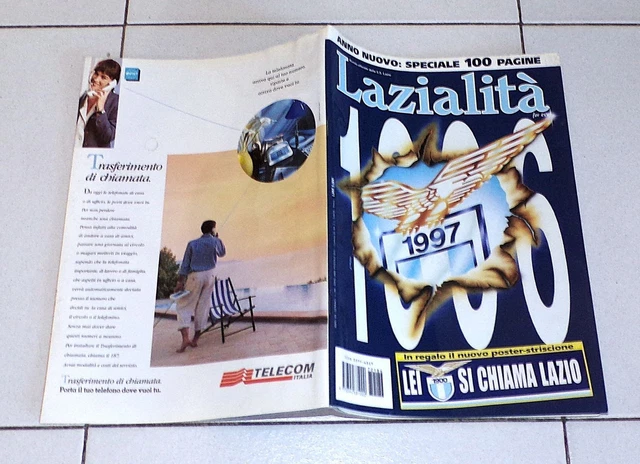Lazialita Lazio N°188 - Mars 1997 - Beppe Signori, Dino Zoff - Magazine Foot Italien