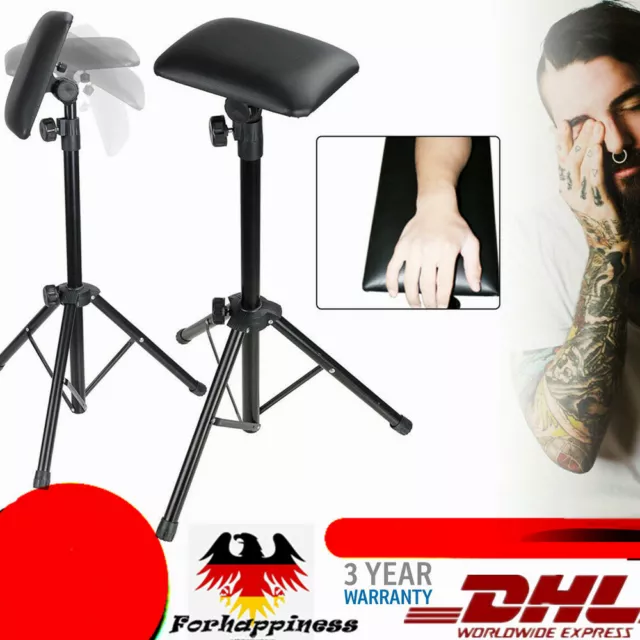 Silla de tatuaje plegable para tatuajes + almohadilla de esponja soporte para piernas NUEVO