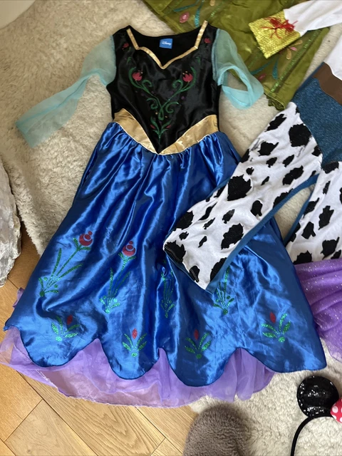 Pacchetto costumi fantasia principessa Disney X 11 età 5-6 + 7-8 accessori 11
